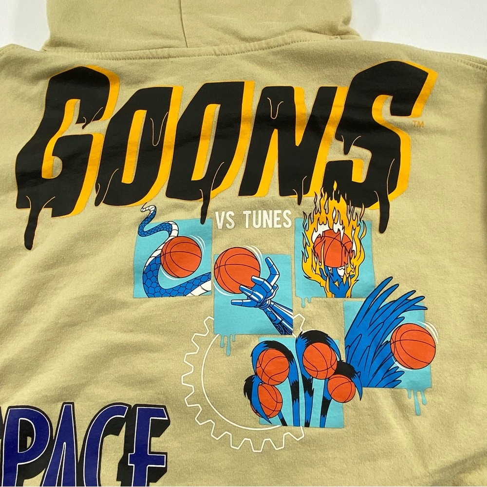 Space Jam A New Legacy Tune Squad Bugs Bunny Hoodie Tan Size Large - Picture 9 of 15